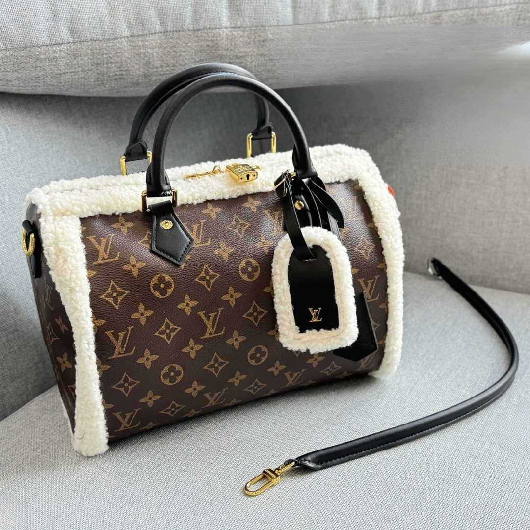 LV Speedy Soft Teddy 30 Bag