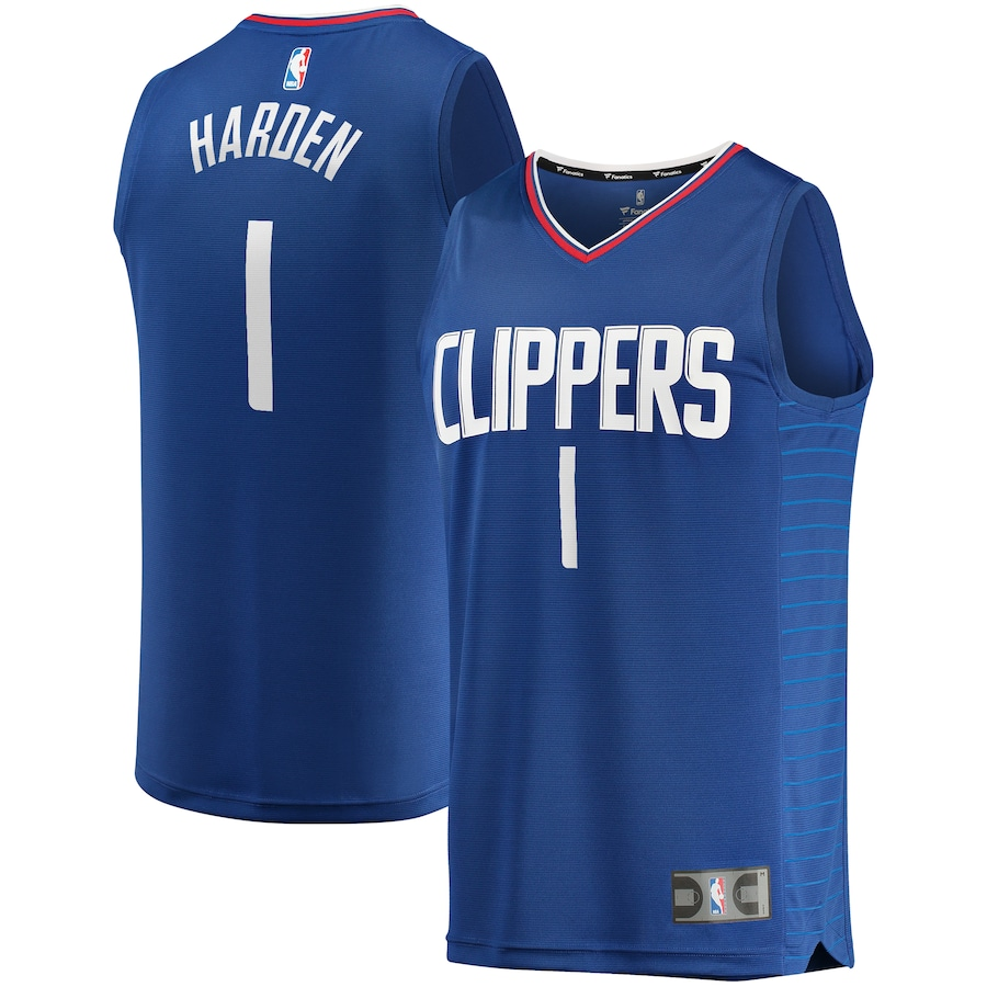 LA Clippers James Harden Fanatics Royal Fast Break Jersey