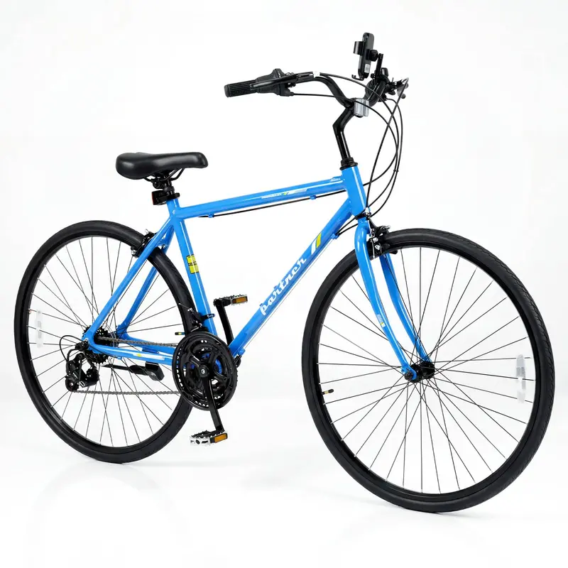 18-Speed Hybrid Commuter Bike – 700C Wheels. Shimano Drivetrain. Urban Ready