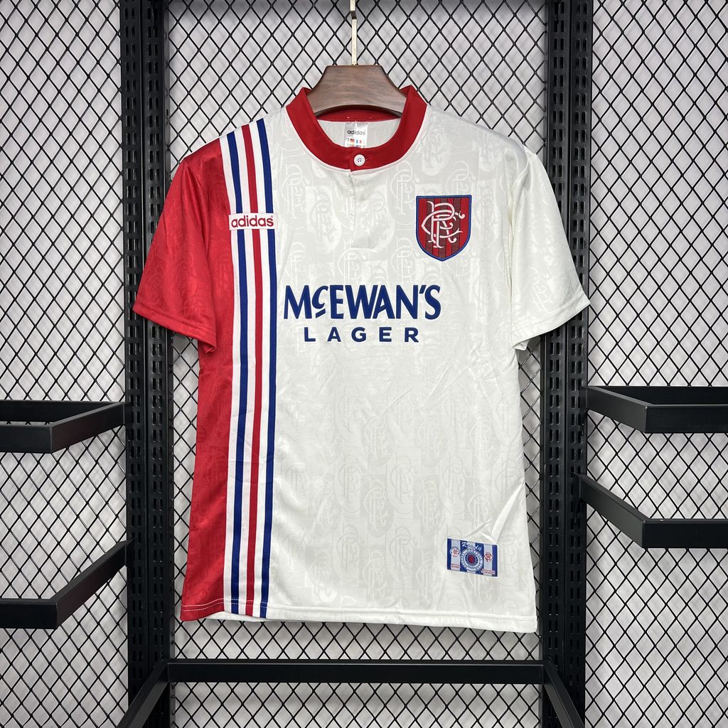 Retro Glasgow Rangers 1996-97 Away Stadium Jersey