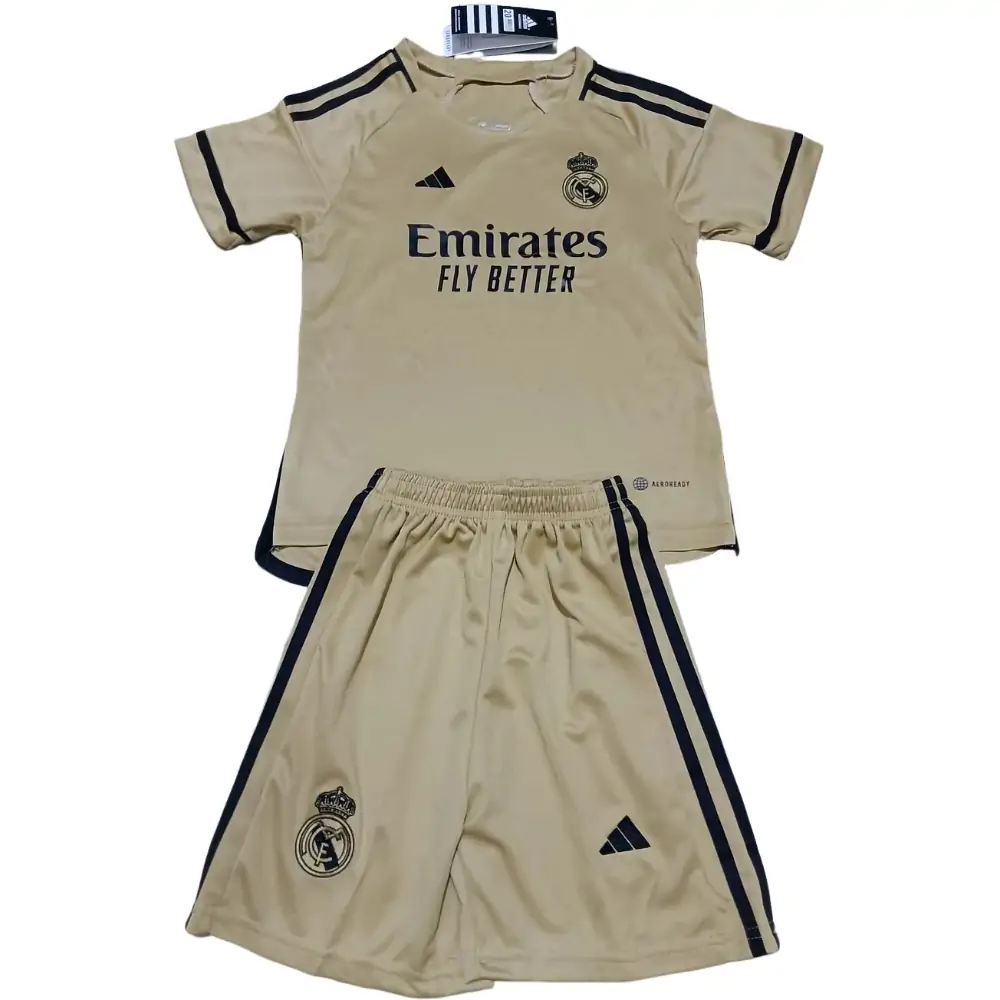 2023/24 Real Madrid Yellow Children's Jersey Children's Sizes