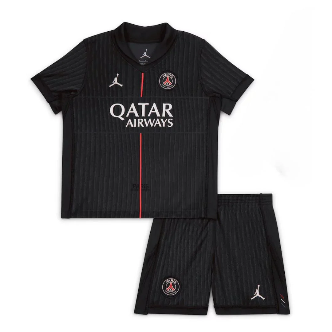 Kid's PSG Fouth Away Jersey Kit - Jersey+Shorts 2025/26