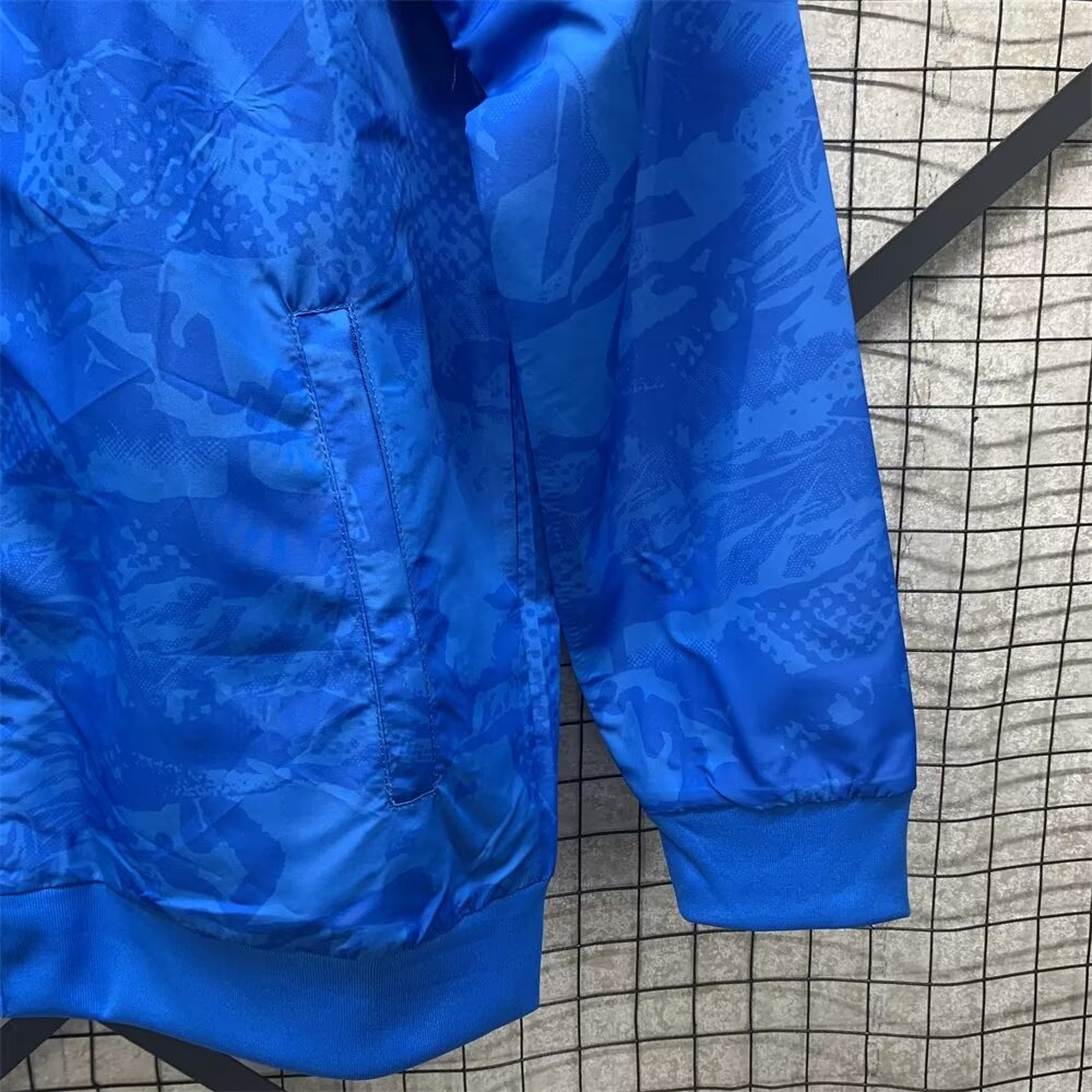 2024/2025 Barcelona Windbreaker Blue Jersey 1:1 Thai Quality