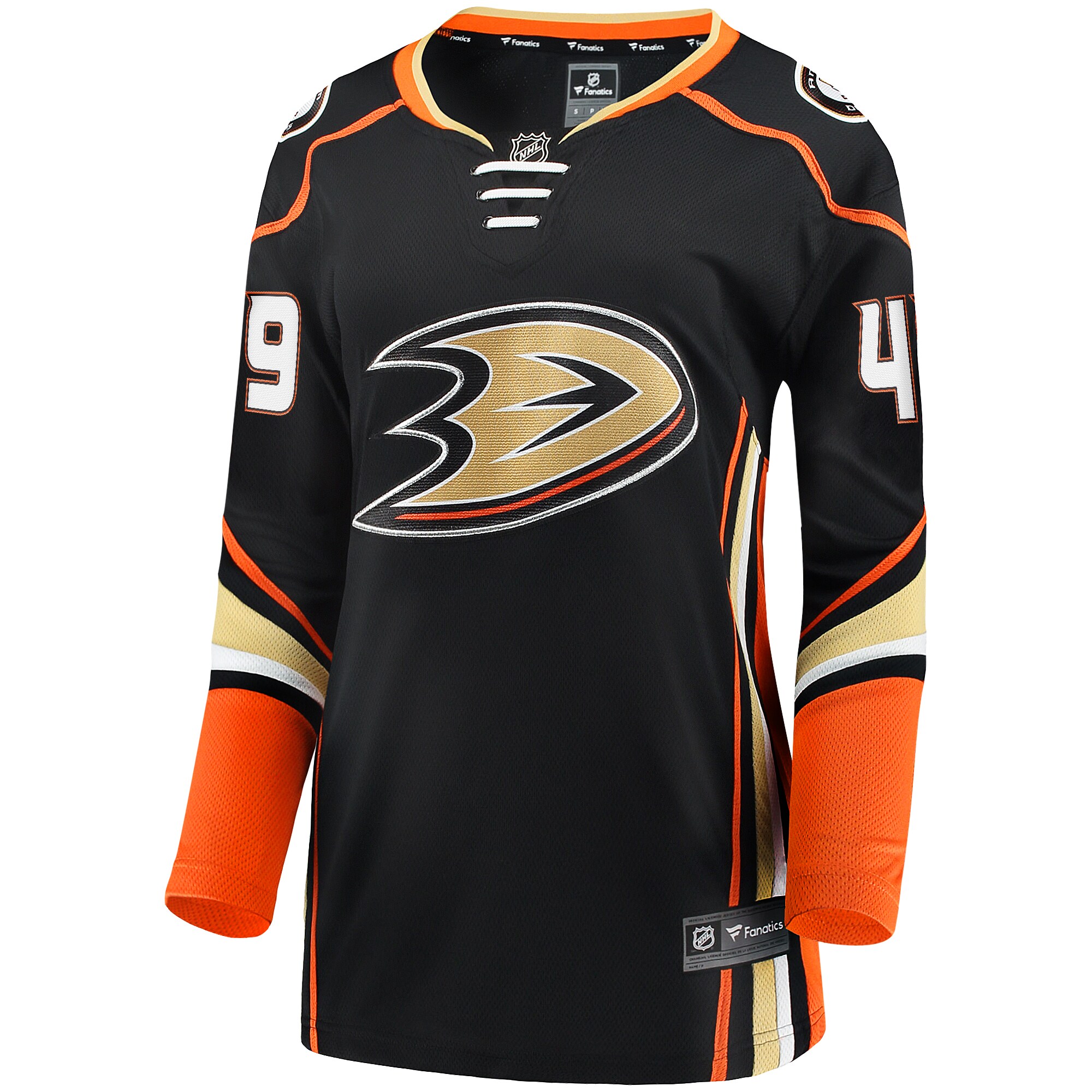 Max Jones Anaheim Ducks Fanatics Women’s Home Breakaway  Jersey – Black