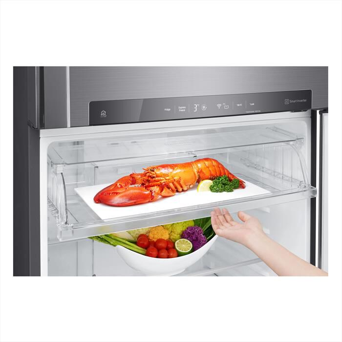 LG - Frigorifero 2 porte GTB744PZHED Classe E 506L-Platino