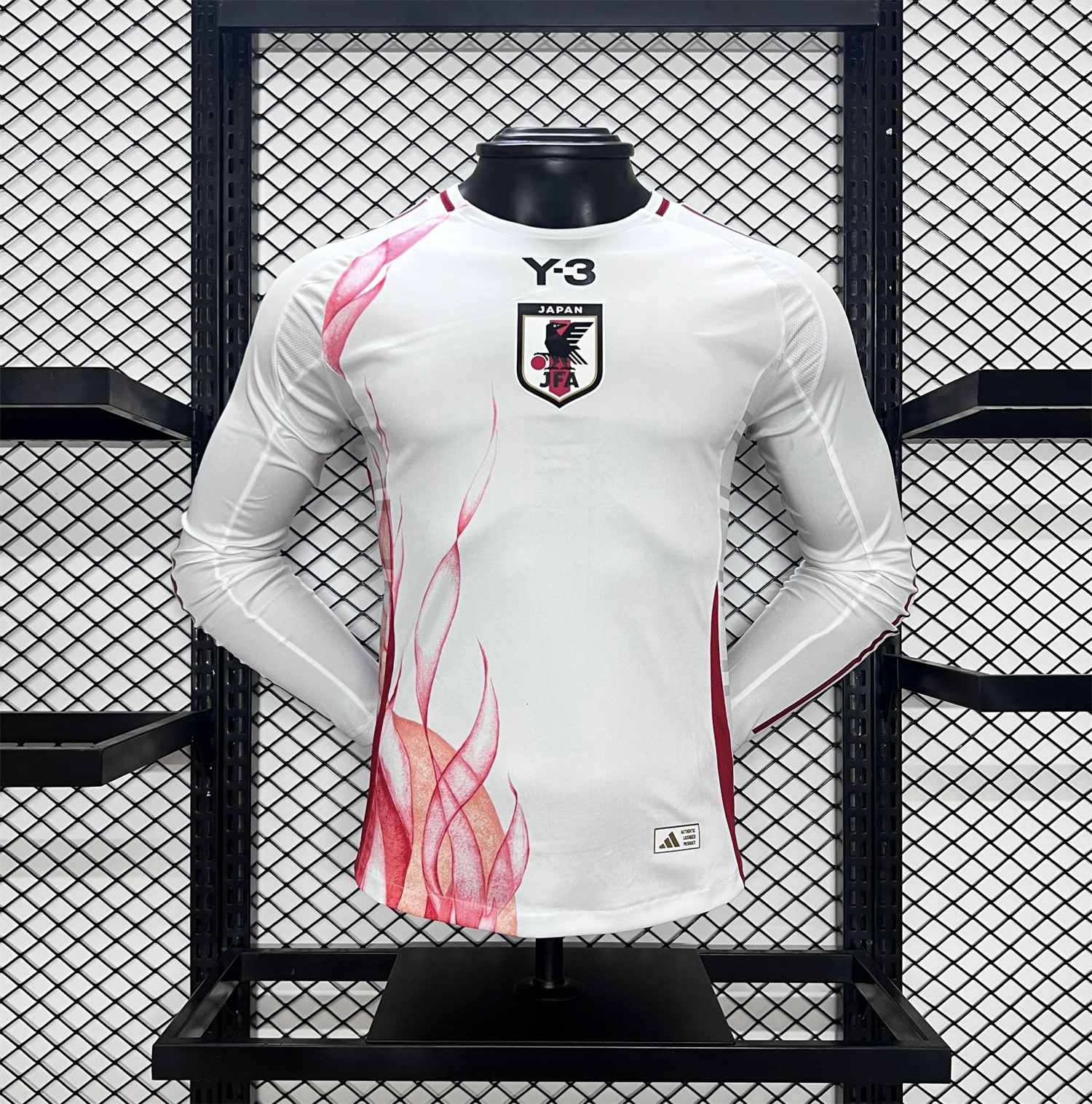 Japan 2024 Y3 Away Long Sleeve Jersey - Player Version
