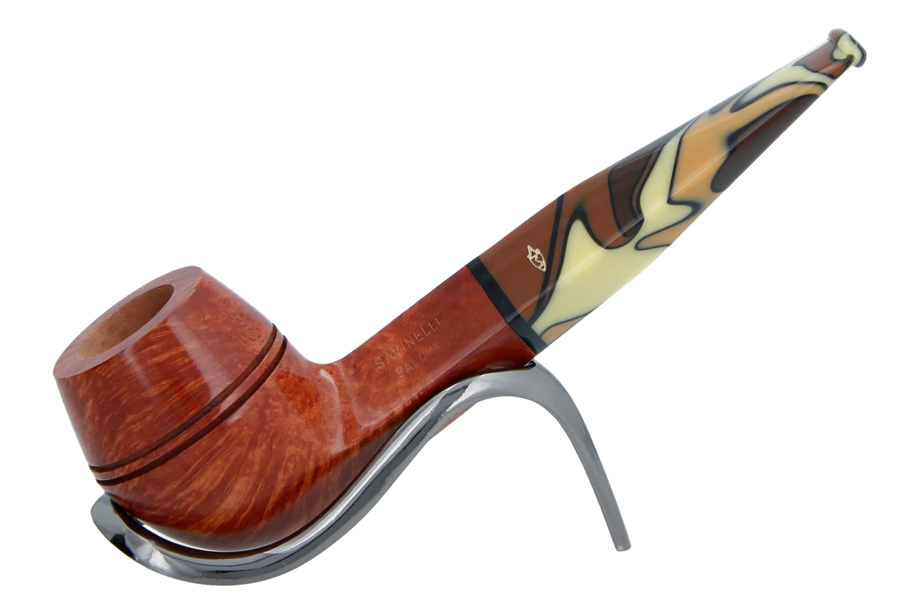 Savinelli Paloma Smooth Brown 510 - 6mm Briar Pipe