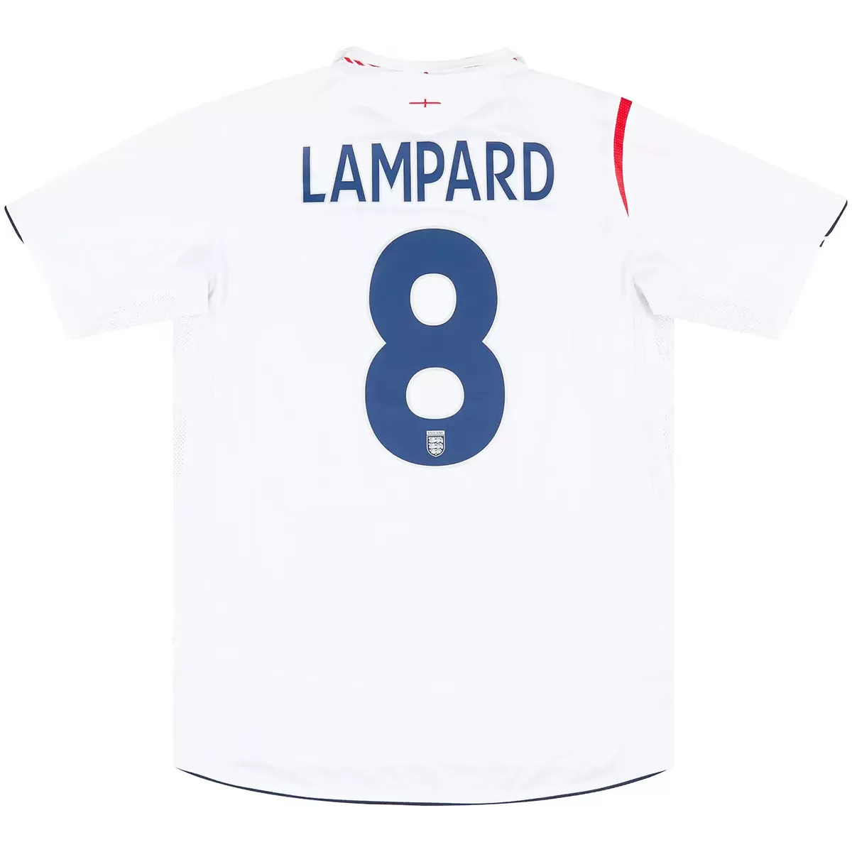 Lampard #8 Retro England 2006 Home Football Jersey