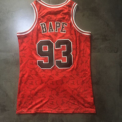 Chicago Bulls BAPE  93 Red MN