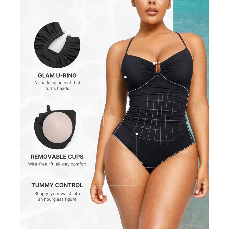 Women's Swimsuits Tummy Control Bathing Suit Slimming