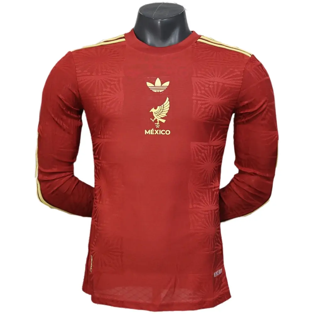 2025-26 Mexico Red Long Sleeve - Jersey - Player Edition