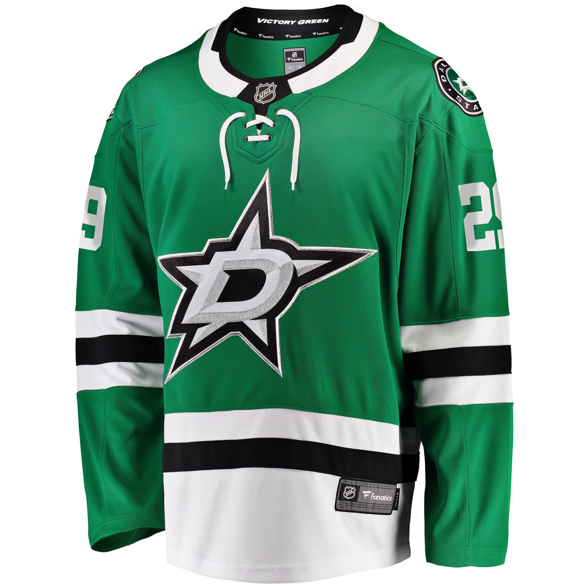 Jake Oettinger Dallas Stars Fanatics Home Breakaway   Jersey – Kelly Green
