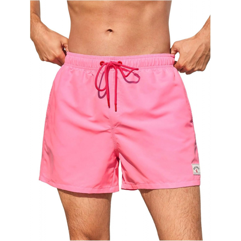Men's Camo Swim Trunks with Drawstring