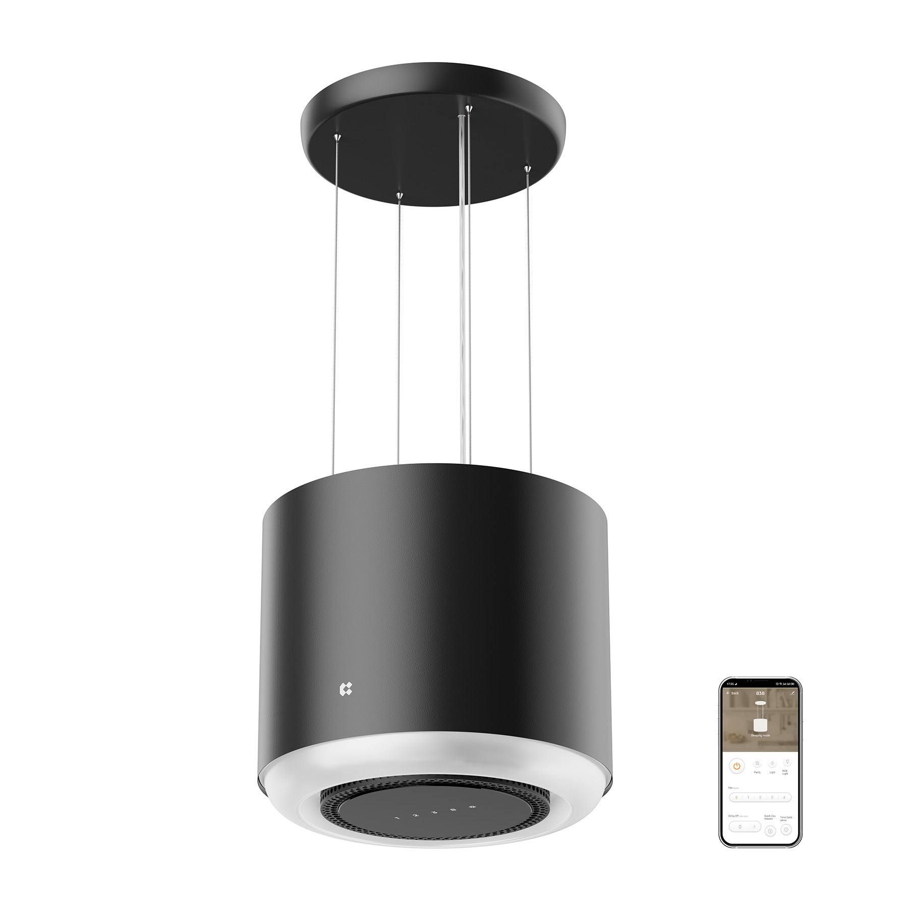 Ciarra Smart 41Cm Controllo WIFI App CBCB4838-OW Cappa Sospesa