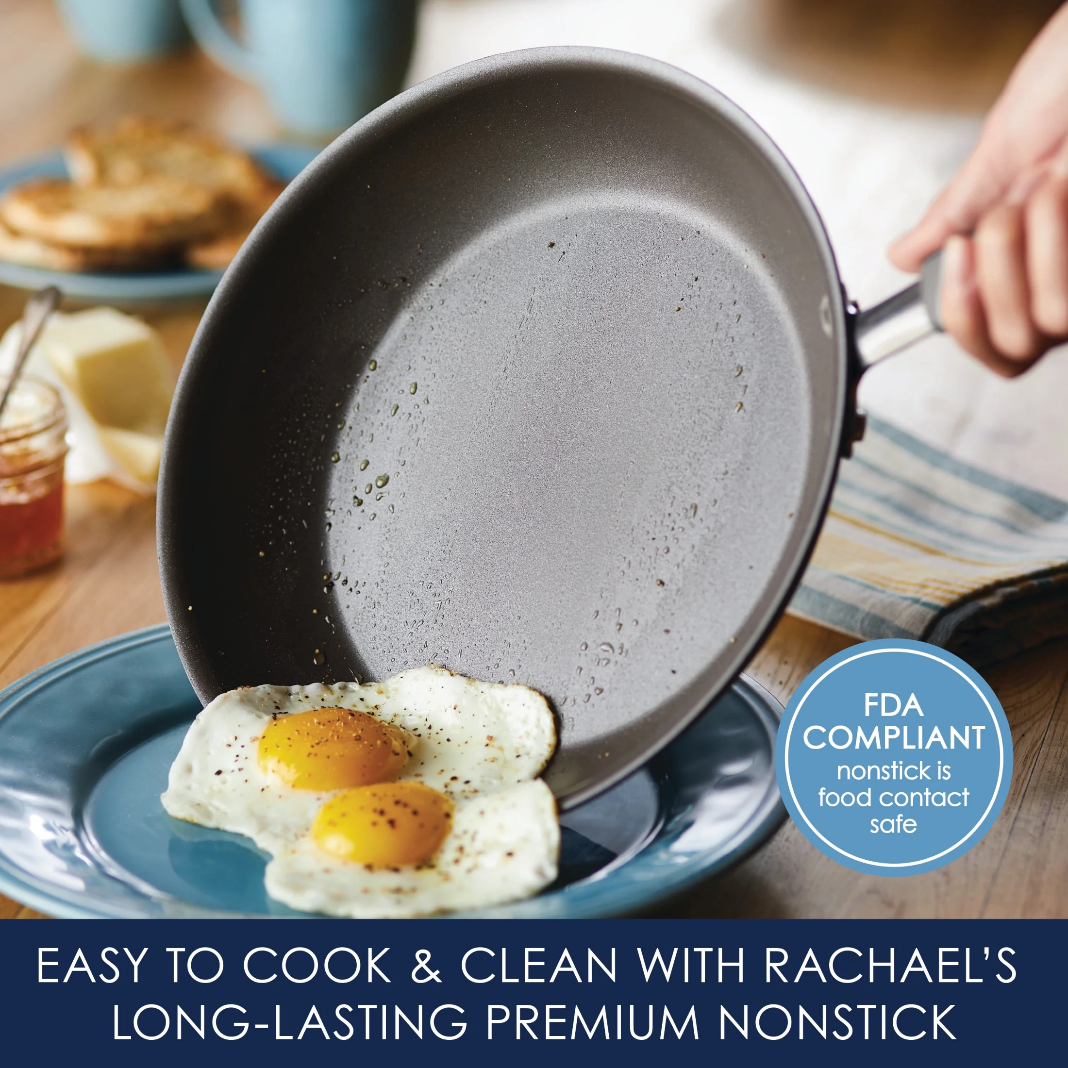 Rachael Ray 12-Piece Cucina Nonstick Pots and Pans Set, Cookware, Set Cranberry