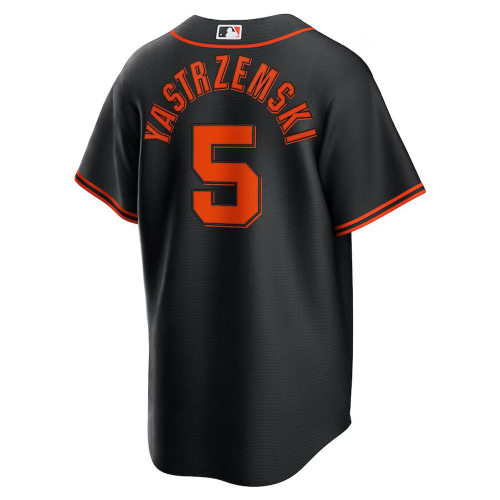 Youth San Francisco Giants Mike Yastrzemski Cool Base Replica Jersey Black