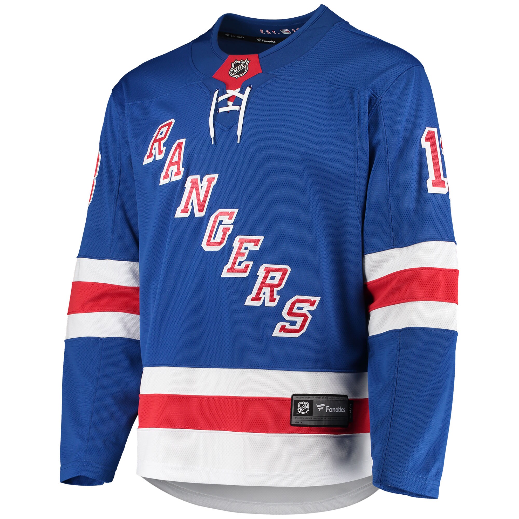 Alexis LafreniÃ ̈re New York Rangers Fanatics Premier Breakaway   Jersey – Blue