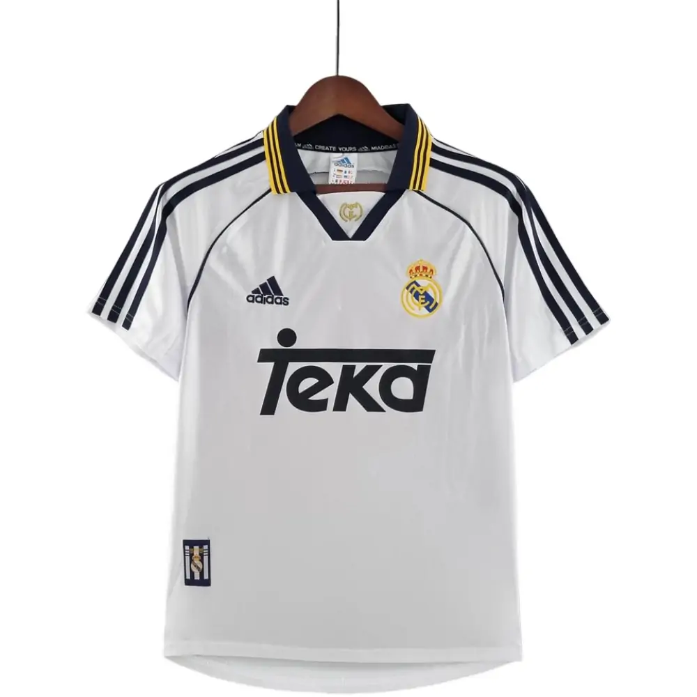 1998/2000 Real Madrid Home Retro Jersey - Fans Edition