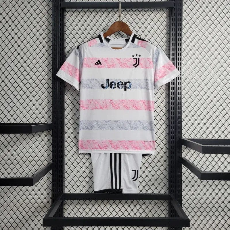 2023/2024 Kids Size Juventus Away Soccer Jersey 1:1 Thai Quality