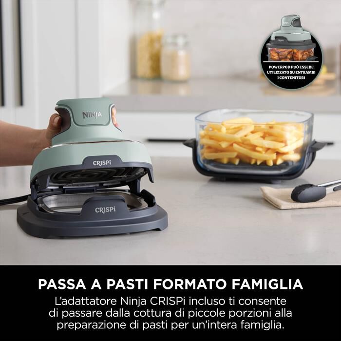 NINJA - Friggitrice ad aria portatile CRISPI 4-IN-1-Salvia