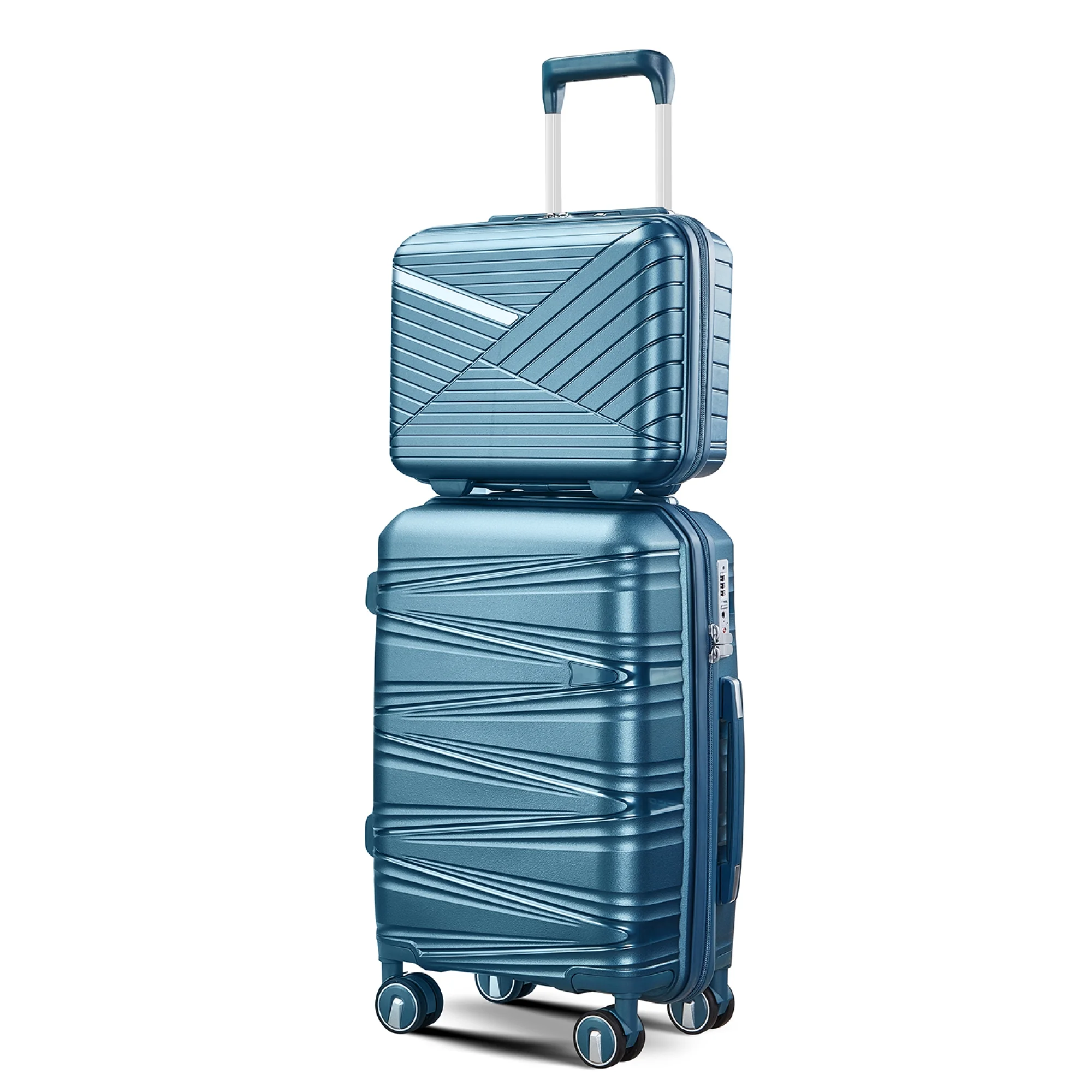Luggage 4 Piece Sets(14/20/24/28), Hard Shell Lightweight TSA Lock Carry on Expandable Suitcase with Spinner Wheels