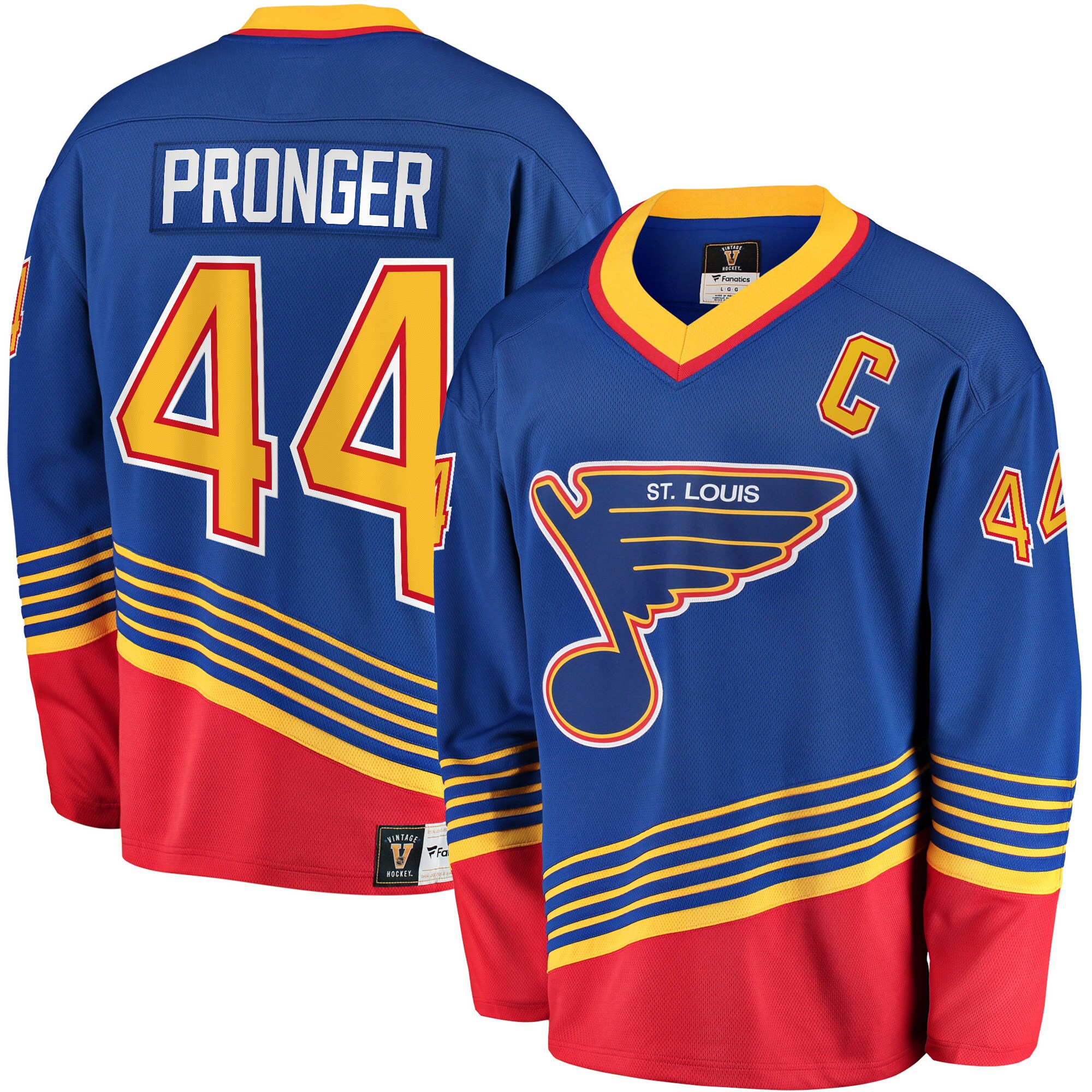 Chris Pronger St. Louis Blues Fanatics Breakaway Retired   Jersey – Blue