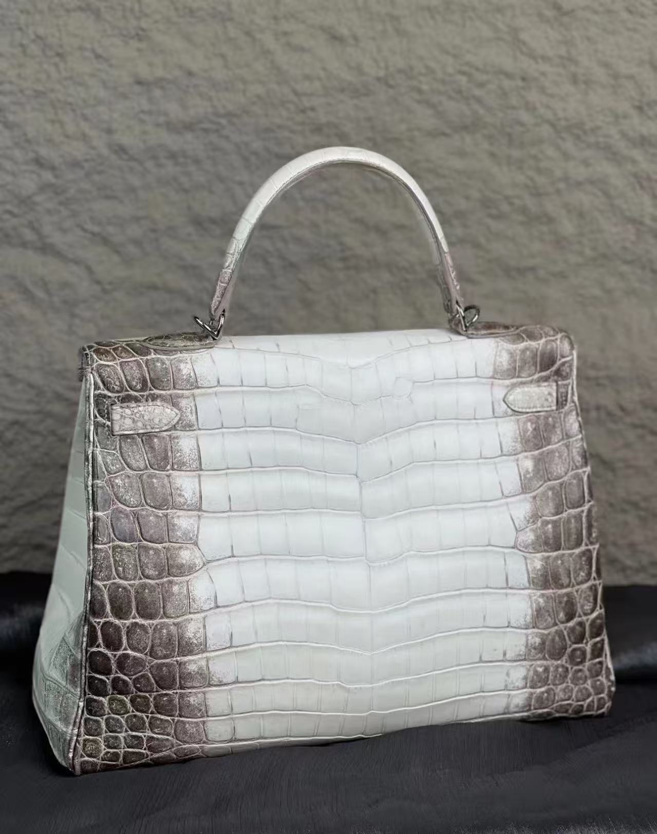 Kelly Himalayan 35cm crocodile skin
