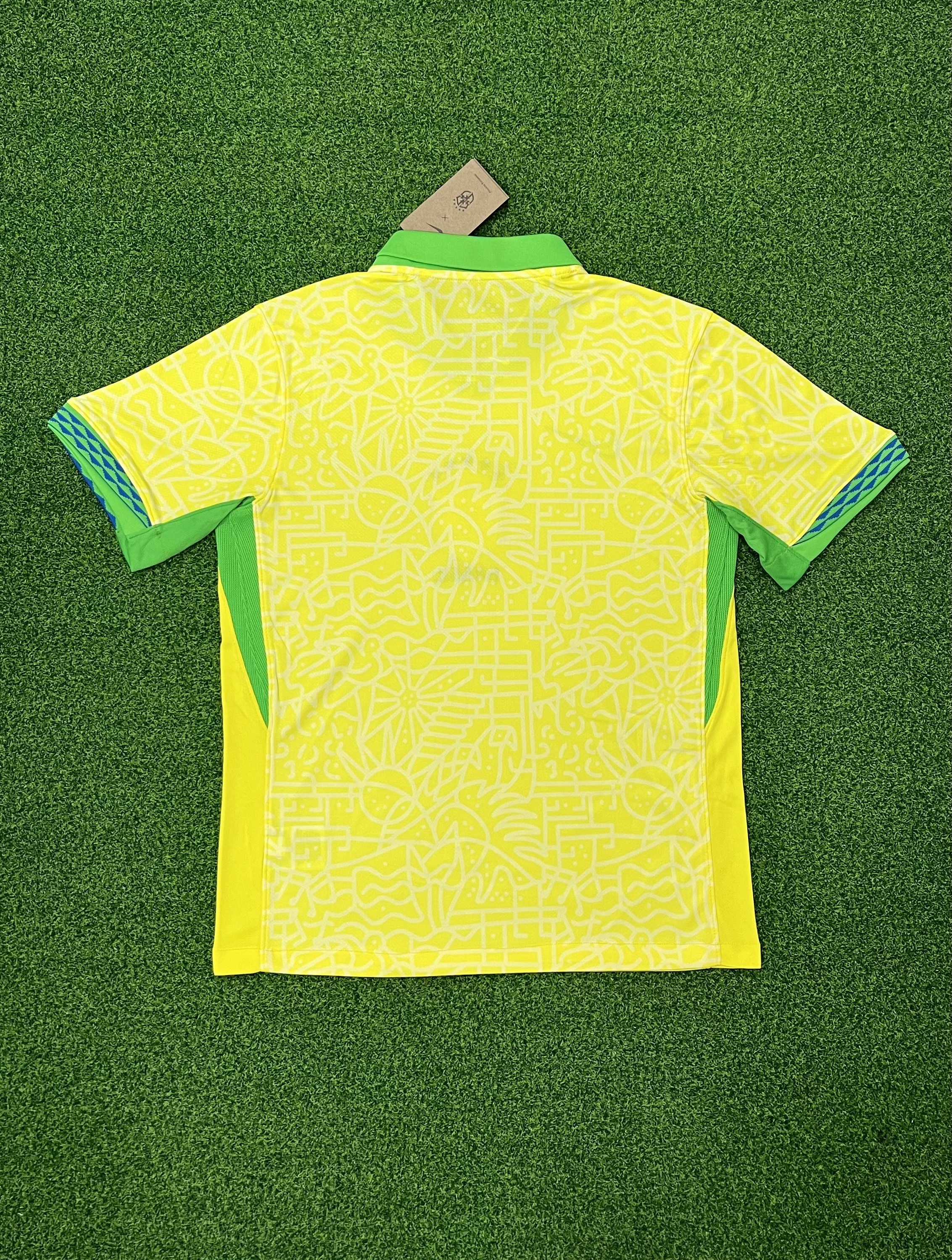 2425 Brazil home  jersey...Player embroidery version