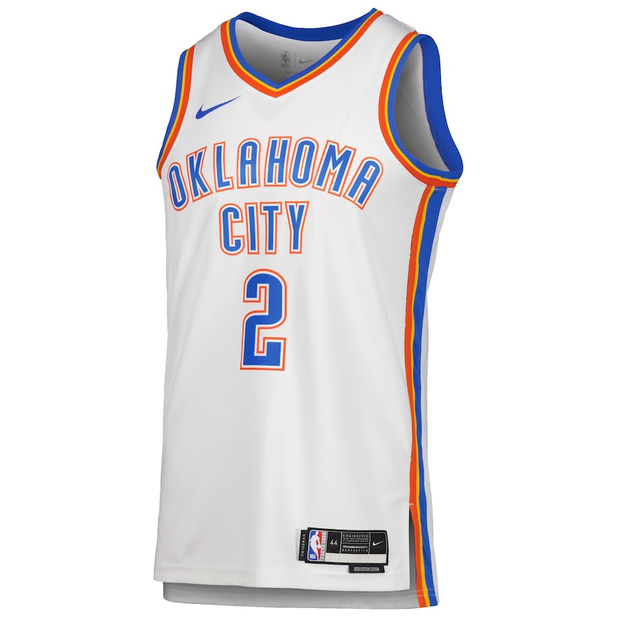 Unisex Oklahoma City Thunder Shai Gilgeous-Alexander White Swingman Jersey - Association Edition