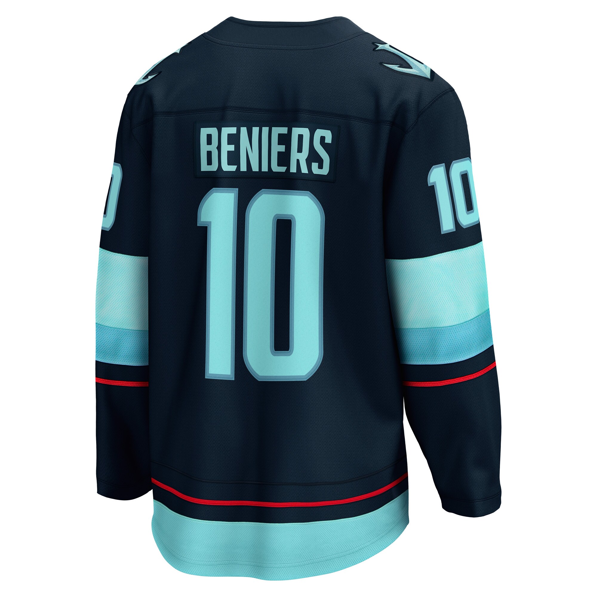 Matty Beniers Seattle Kraken Fanatics Premier Breakaway   Jersey – Deep Sea Blue