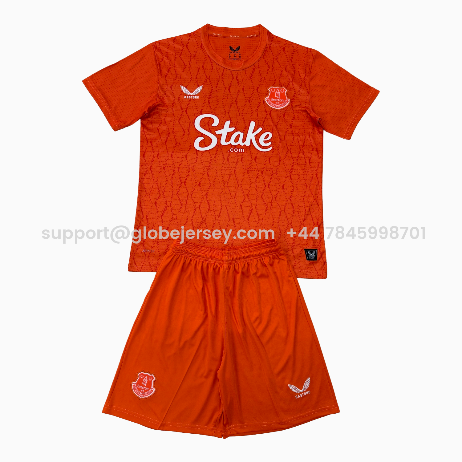 Everton 25-26 Orange Goalkeeper Men's Adult Jersey Set - Fans Version