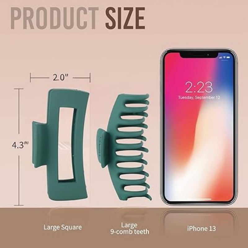 SWEETCLAWZ Hair Clips for Women 4.3 Inch Large