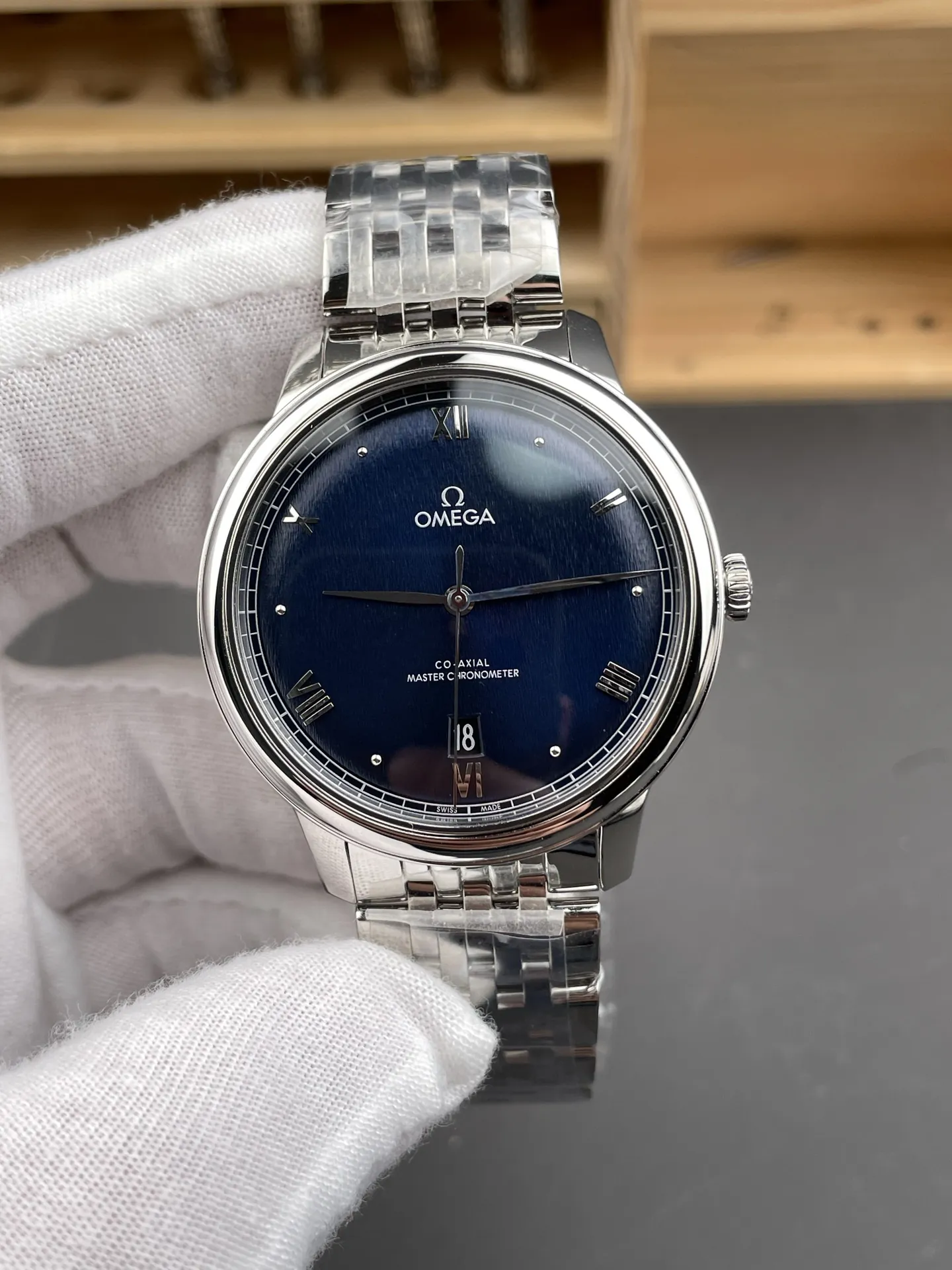 Omega De Ville Blue 39.5mm