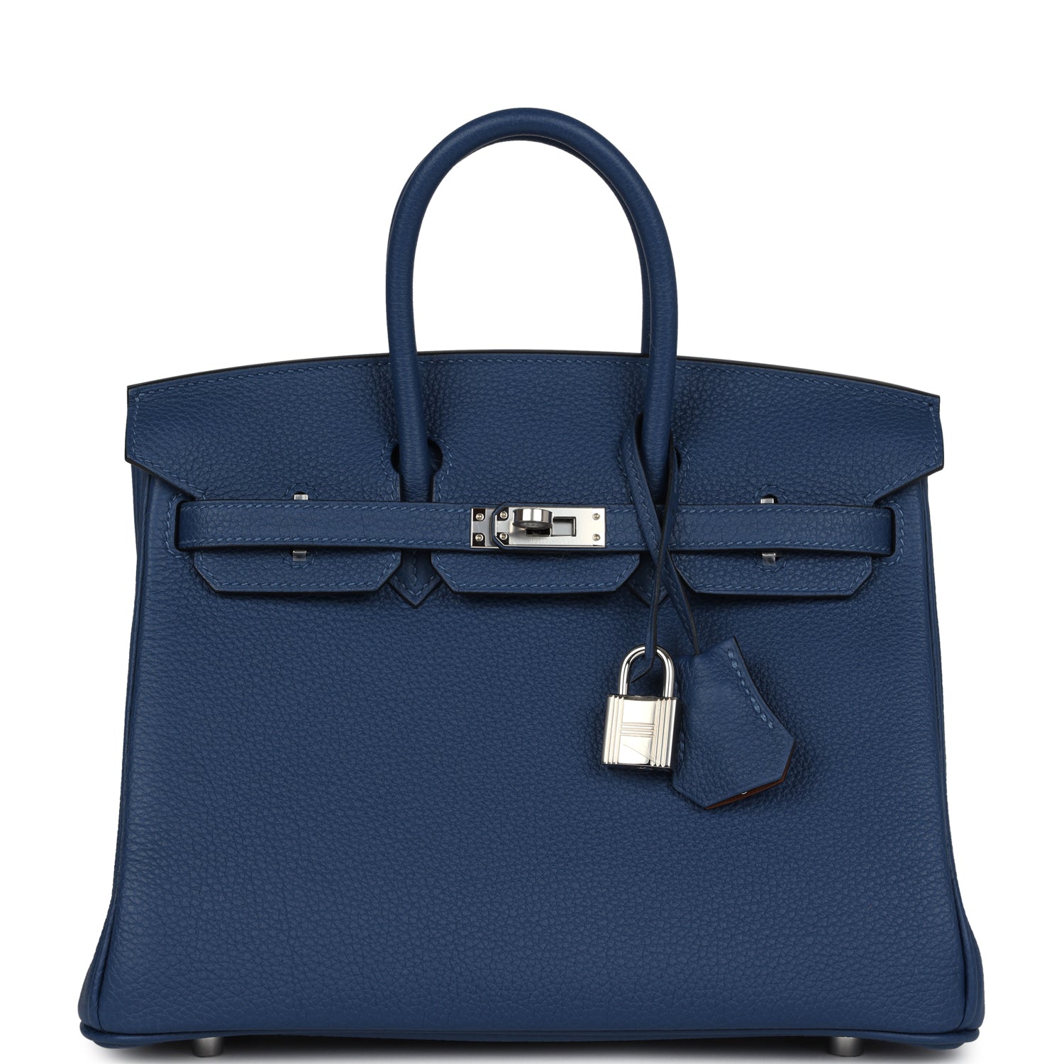 Birkin 25 Deep Bleu Verso Togo Palladium Hardware