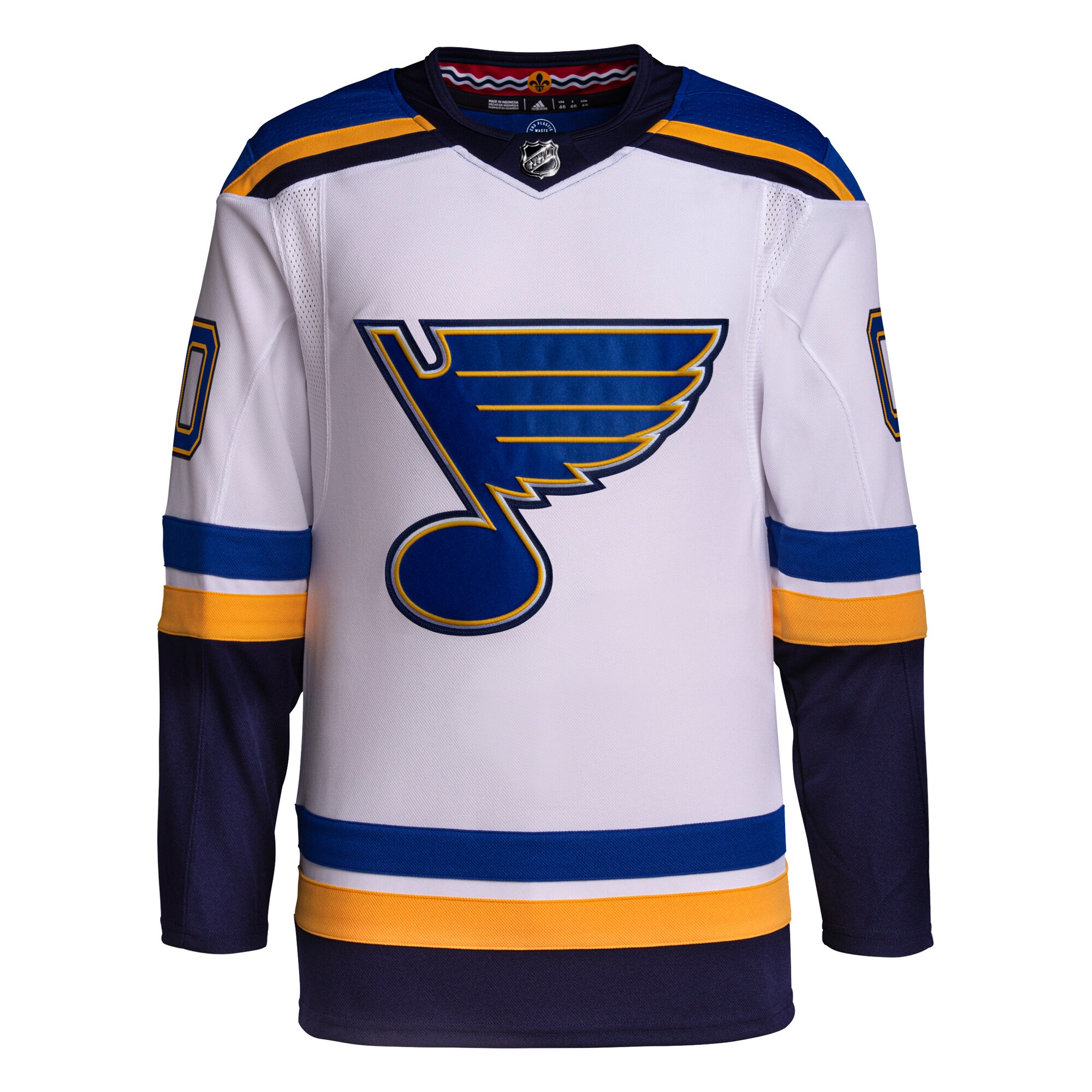 St. Louis Blues   Away  Primegreen  Custom Jersey – White