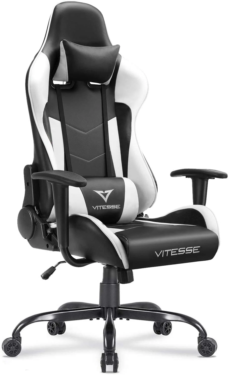 Vitesse gaming chair, 2022 Racing style gamer chair for teens,Comfortable High Back game chair,Lumbar Support and Headrest Computer Desk Chair with Height Adjustable Swivel Office Chair