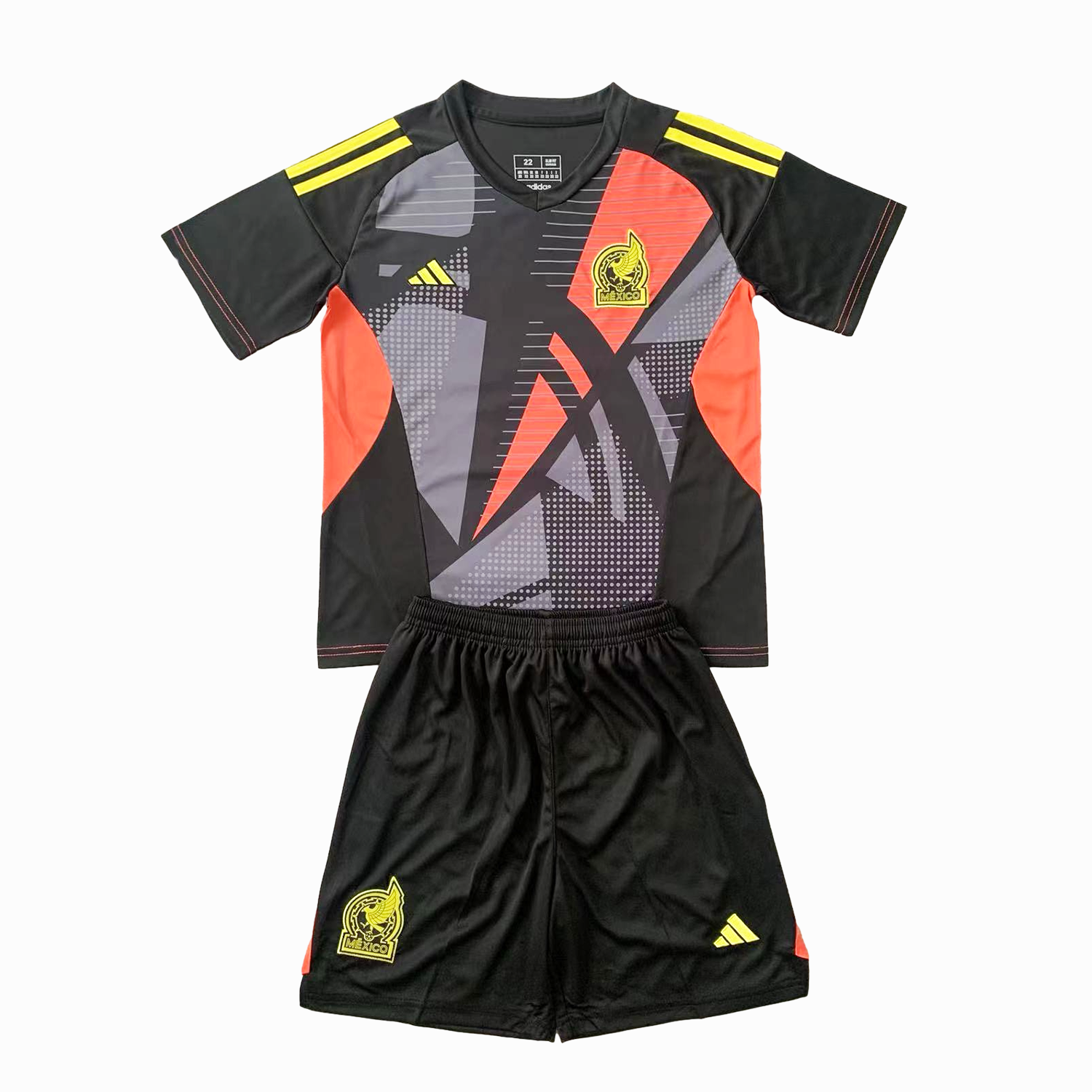 Mexico 2024 Goalkeeper Kids Kit - Black