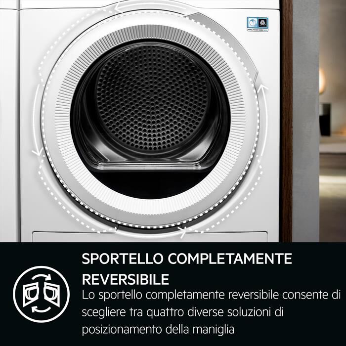 AEG - Asciugatrice TR7HG8C 8Kg Classe C-Bianco
