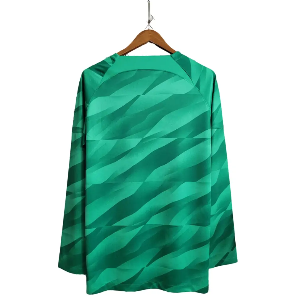 2023/2024 Long Sleeve Psg Paris Saint-Germain Goalkeeper Green Football Shirt