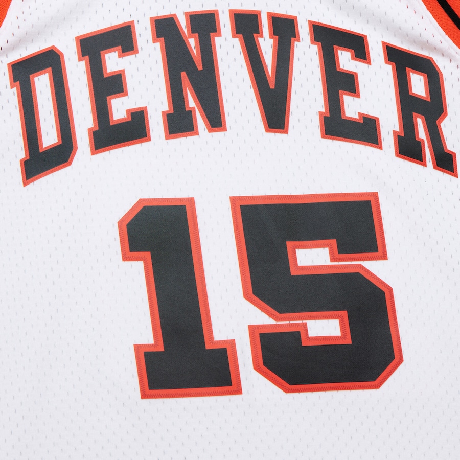 Men's Denver Nuggets Carmelo Anthony Mitchell & Ness White 2006/07 Swingman Jersey
