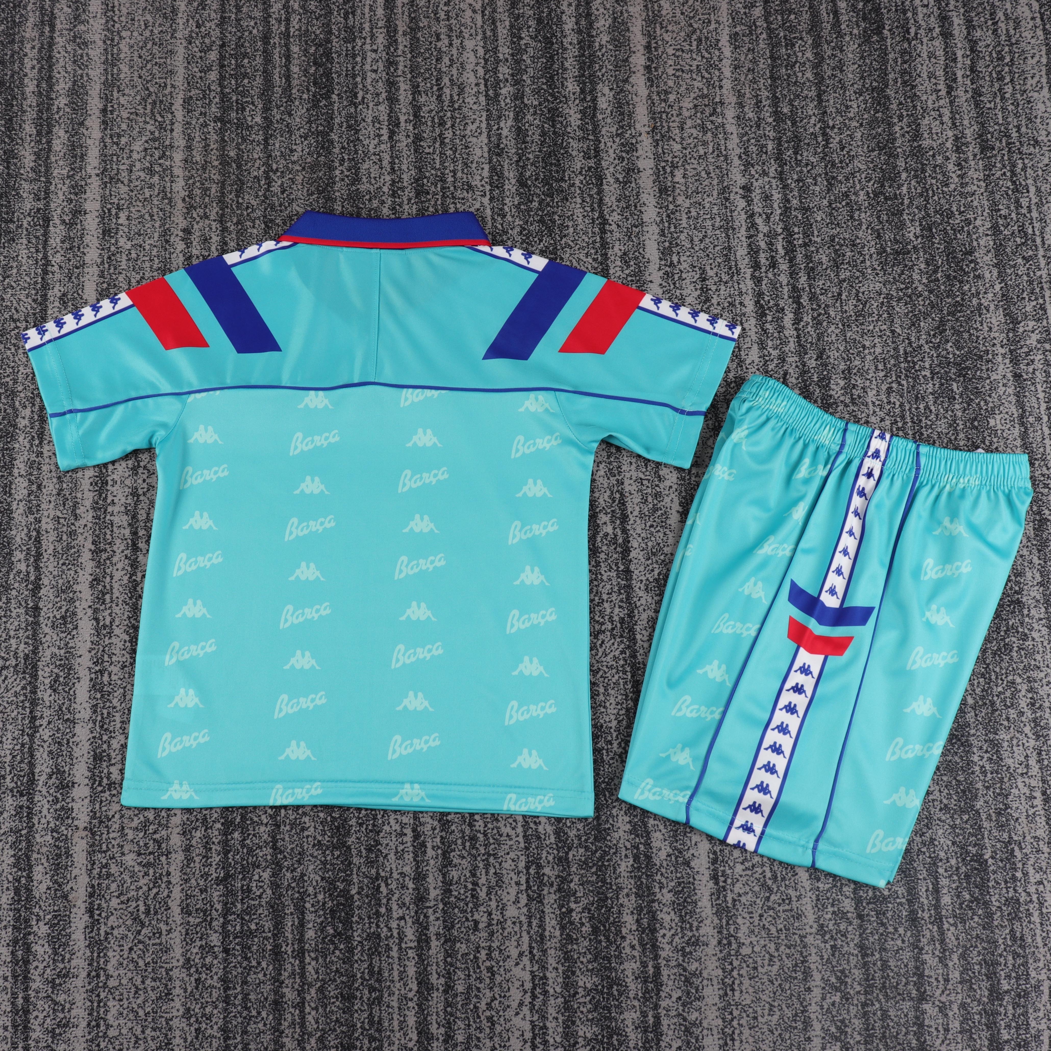 1992-95 Barcelona away retro children's jersey Set - Fans Edition