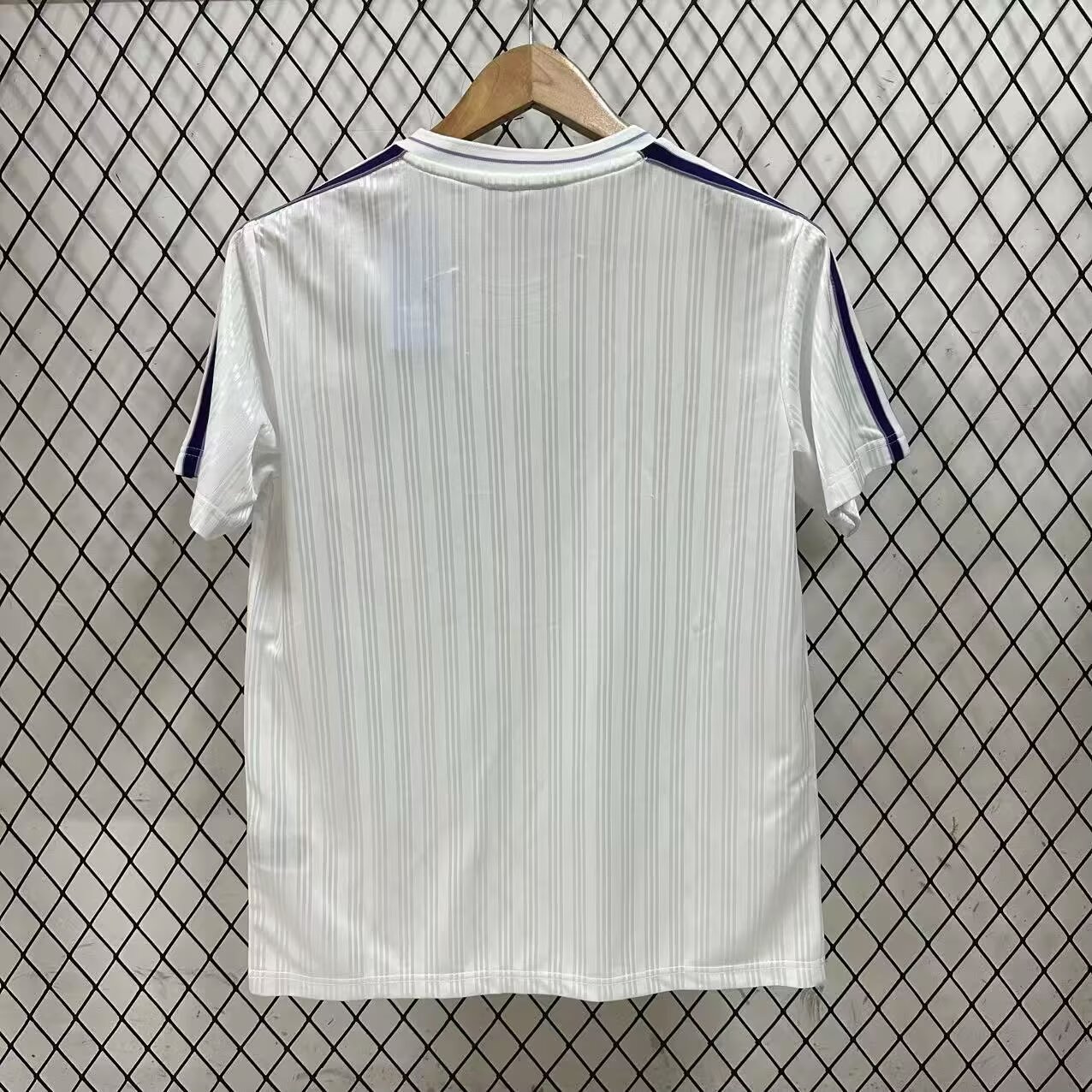 2025-26 Real Madrid Retro White and Purple Jersey - Fan Edition