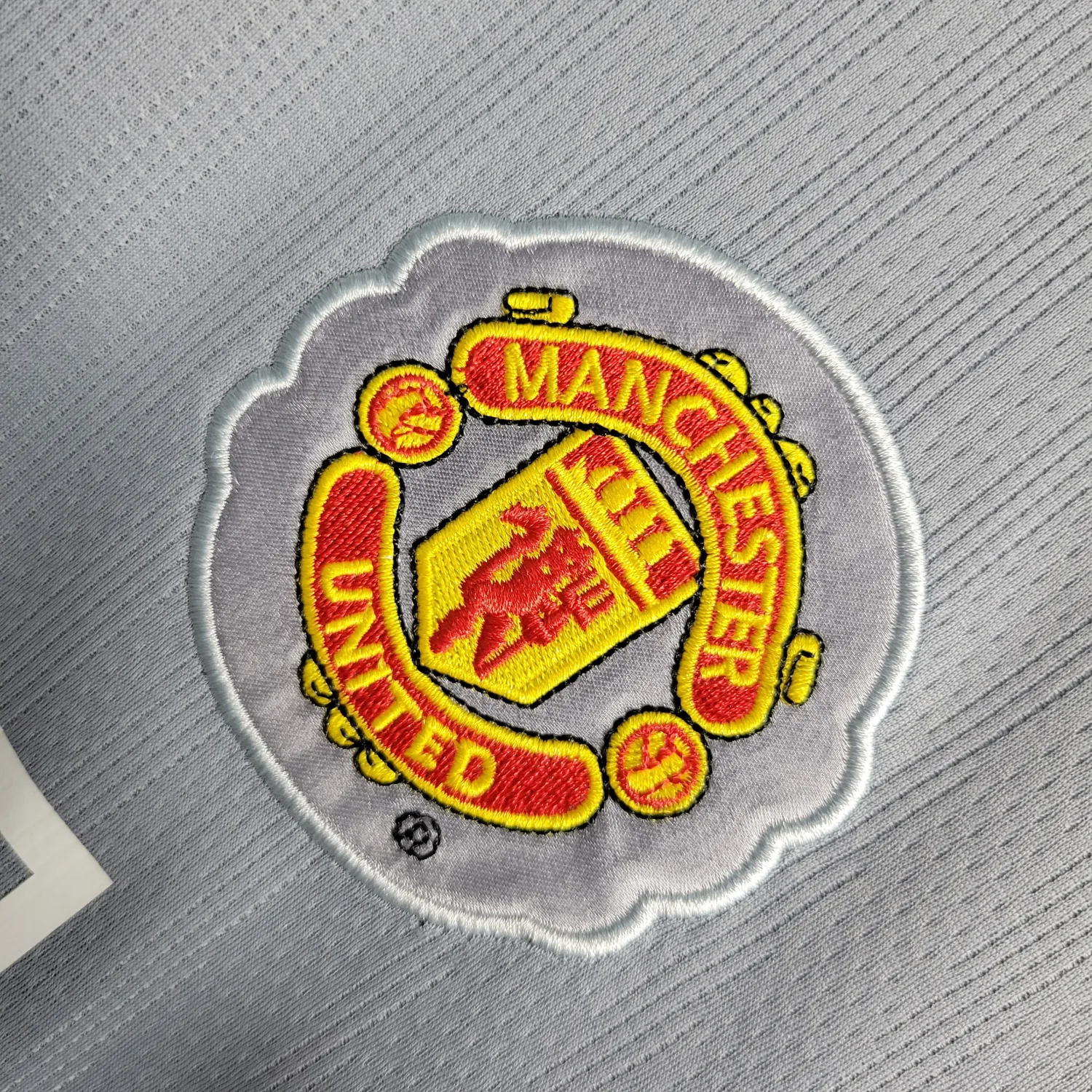 2007/2008 Manchester United Gray Retro Jersey - Fans Edition