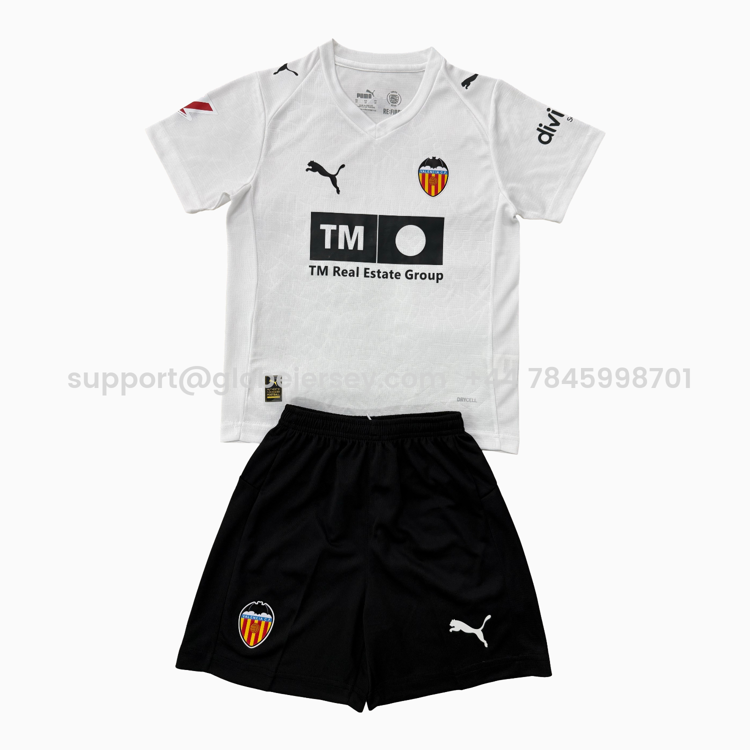 Valencia 25-26 Home Men's Adult Jersey Set - Fans Version