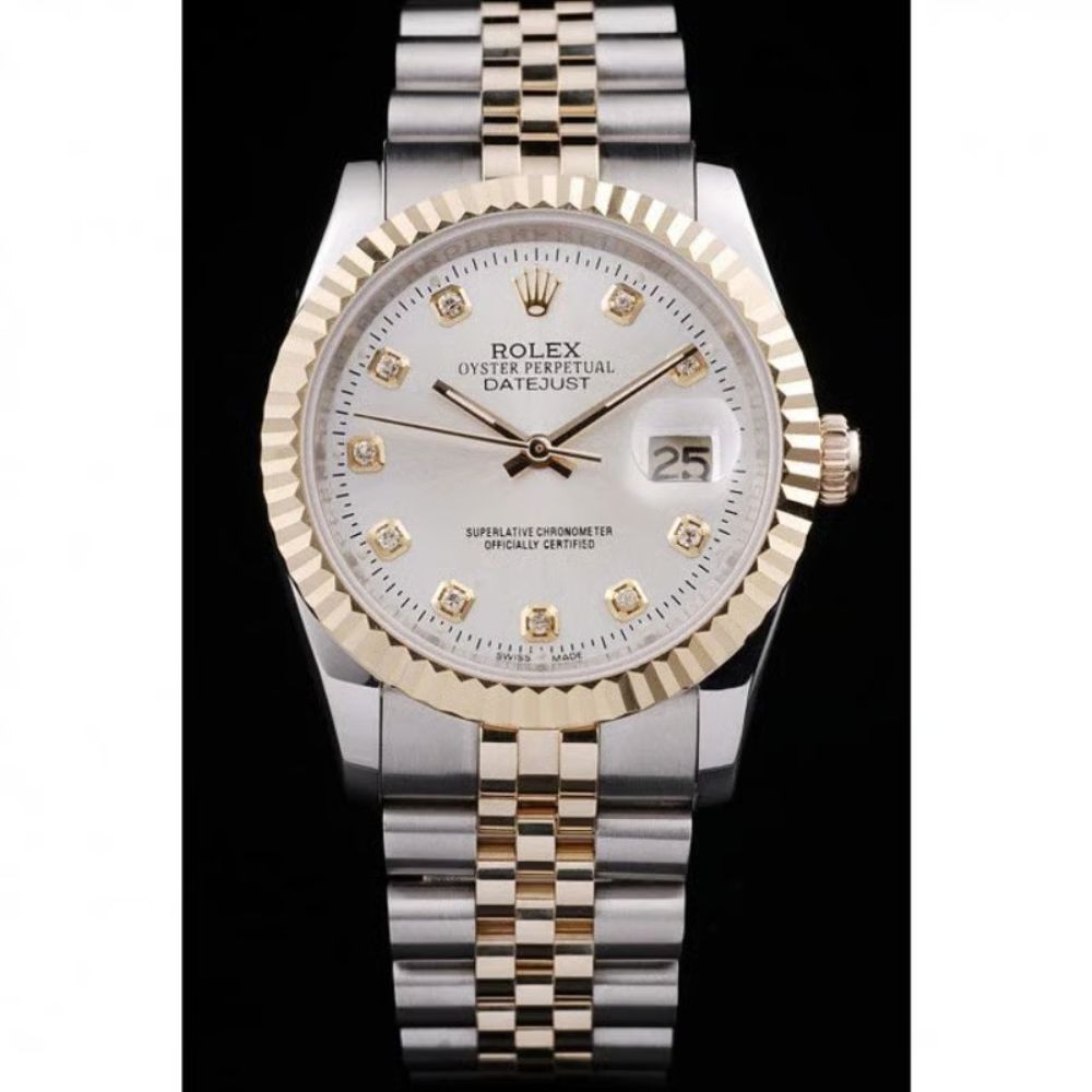 Rolex Datejust 36mm White Dial SRL10