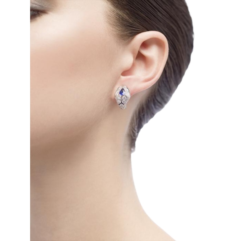 Serpenti Seduttori gilded snake earrings