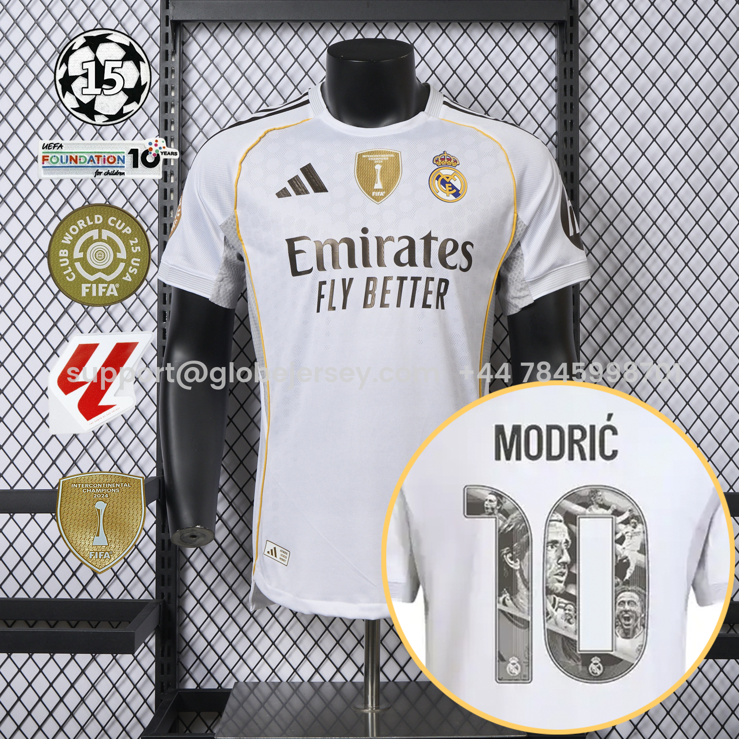 Real Madrid 25-26 Home Modrić Limited Edition Jersey - Player Version