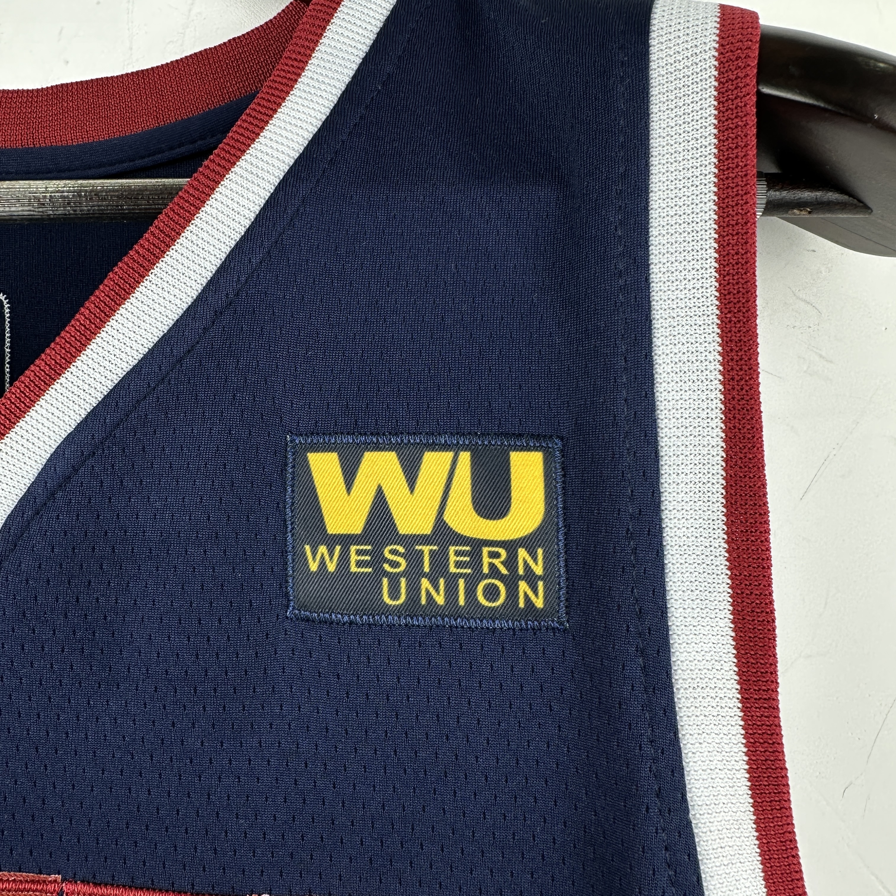 Embroidered Nuggets Navy Blue No. 15 Jokic