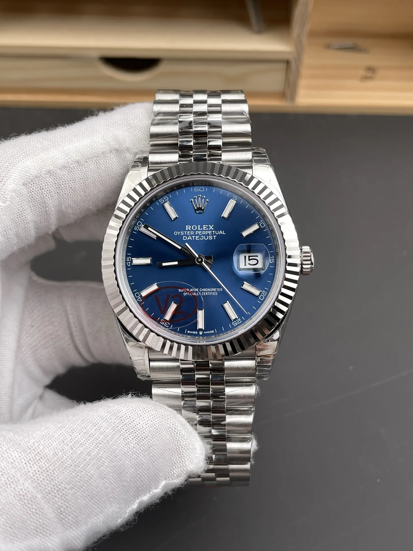 Rolex Datejust Blue 41mm