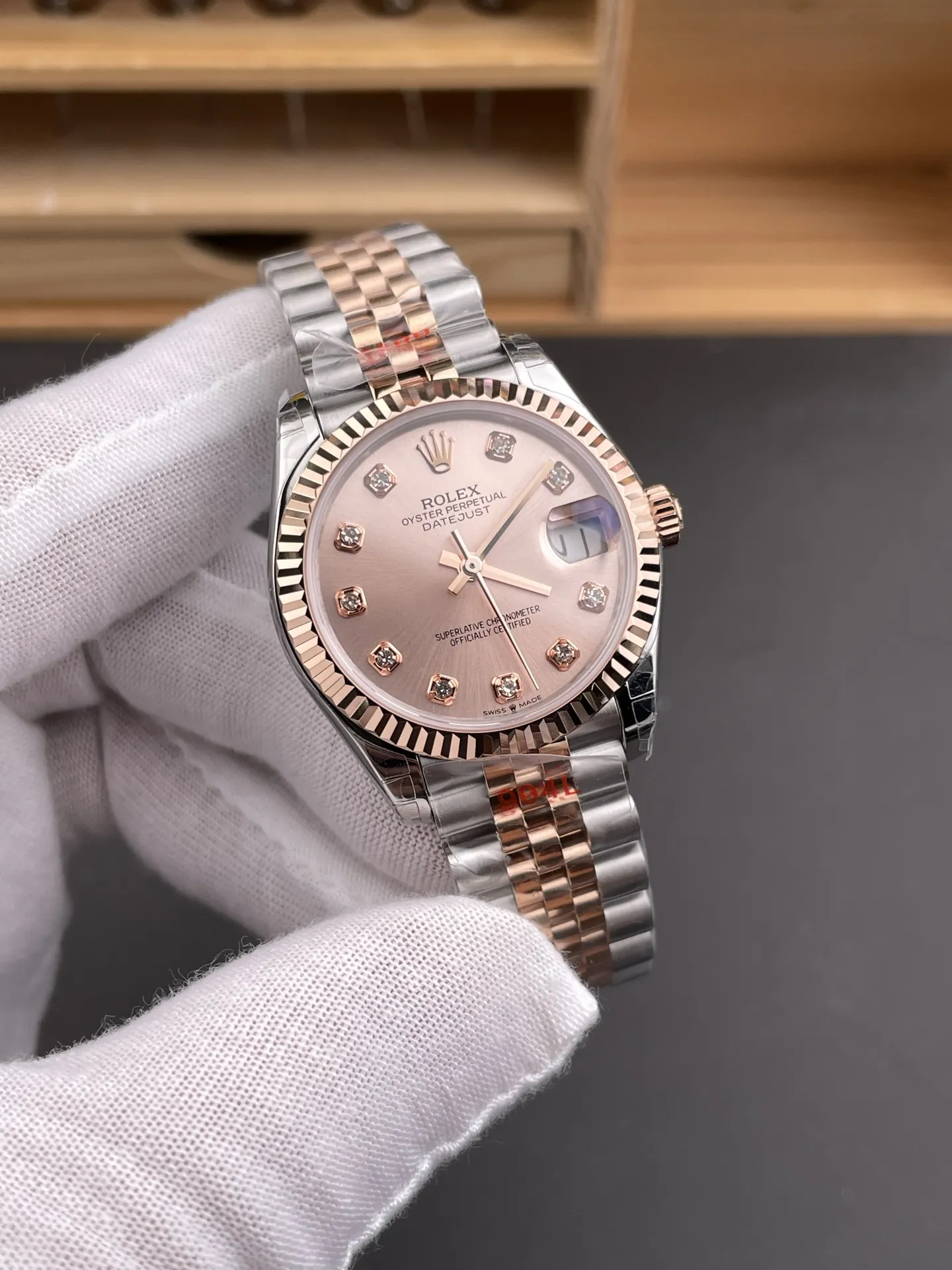 Rolex Datejust Rose Gold Ladies 31mm